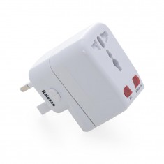 Adaptador de Tomada Universal Com USB Personalizado Para Brindes