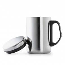 Caneca 350ml em Aço Inox Personalizada com Logo