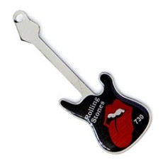 Chaveiro Chapinha Metálica Guitarra com Logo