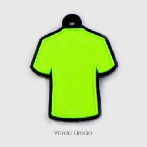 Chaveiro Emborrachado Camiseta com Logo