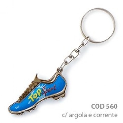 Chaveiro Medalha ou Pingente Chuteira com Logo